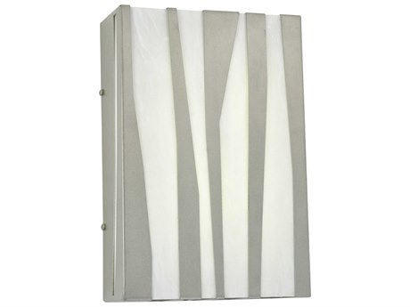 Meyda Tortuga Luna 2-Light Silver LED Wall Sconce