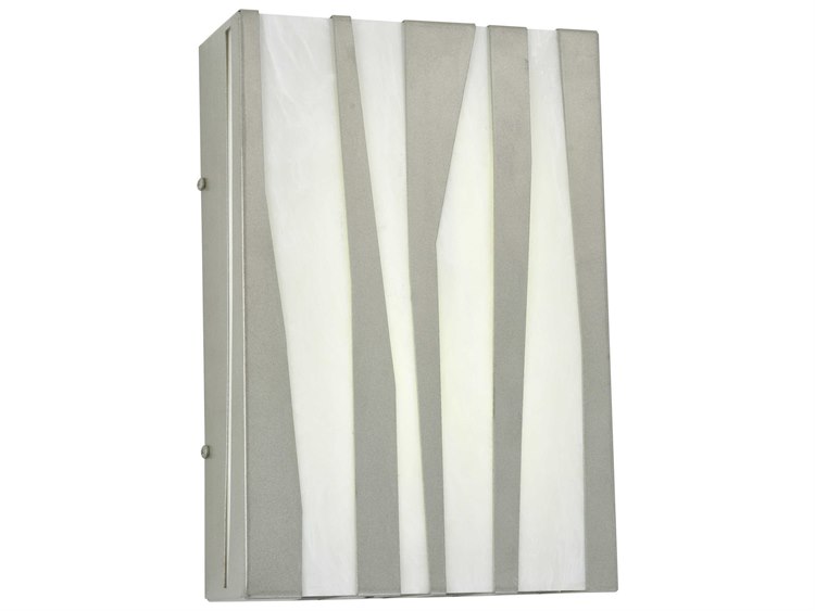 Meyda Tortuga Luna 2-Light Silver LED Wall Sconce