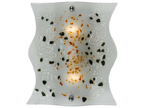 Meyda Metro Fusion 2-Light Clear Wall Sconce