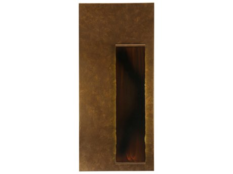 Meyda Deco 40" Tall 3-Light Brown LED Wall Sconce