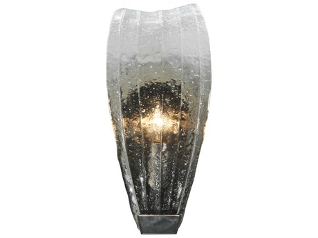 Meyda Metro Fusion 13" Tall 1-Light Clear Wall Sconce