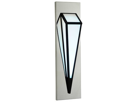 Meyda Deco 36" Tall 2-Light Black LED Tiffany Wall Sconce