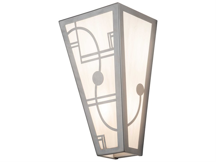 Meyda Deco 2-Light Nickel Wall Sconce