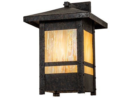 Meyda Durango 1 - Light Glass Outdoor Wall Light
