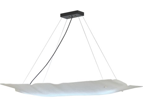 Meyda Fabric 3-Light Bronze LED Pendant