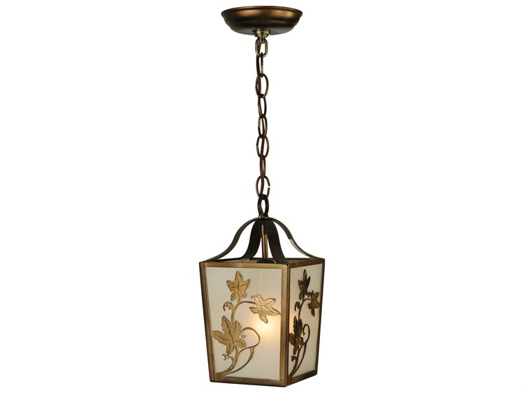 Meyda Fixtures 1-Light Brass Geometric Pendant