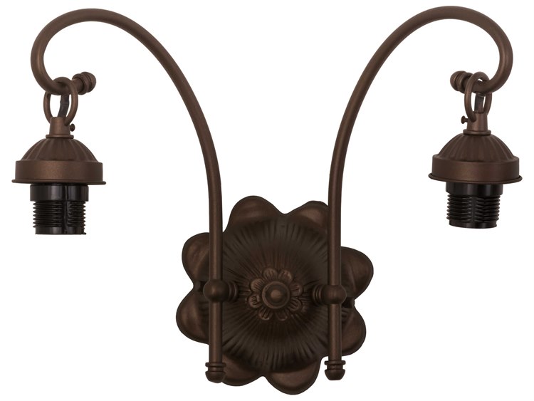 Meyda Fixtures 2-Light Bronze Wall Sconce