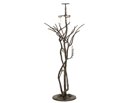 Meyda Glass Rustic Lodge Floor Lamp Base