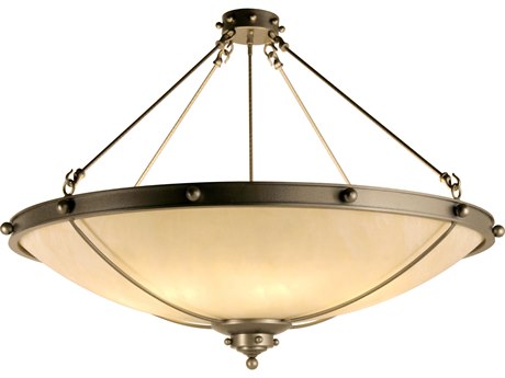 Meyda Freya 8-Light Pewter Bowl Pendant