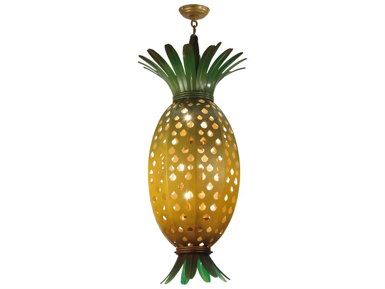 Meyda Fruit 9-Light Yellow Tiffany Pendant