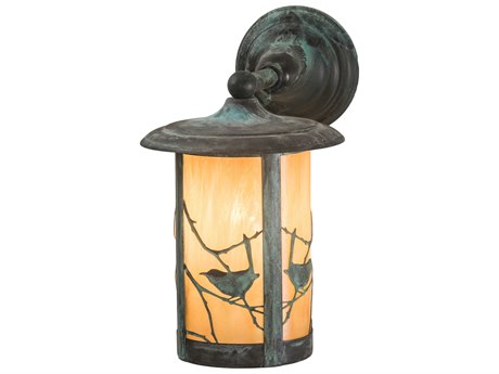 Meyda Fulton 1 - Light Glass Outdoor Wall Light