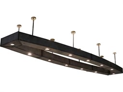 Meyda Marquee 28-Light Copper Glass Geometric Island Pendant