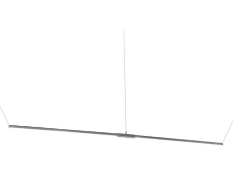 Meyda Strip Chrome Glass LED Linear Island Pendant