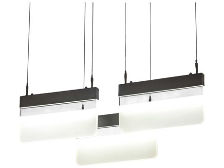 Meyda Strip Bronze LED Island Pendant