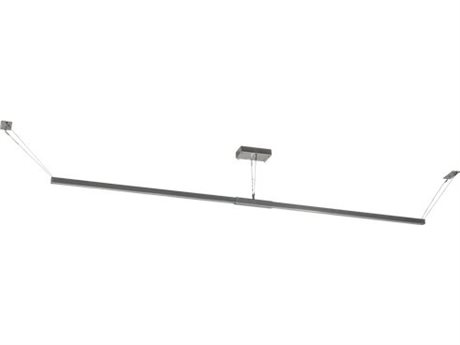 Meyda Strip Black LED Linear Island Pendant