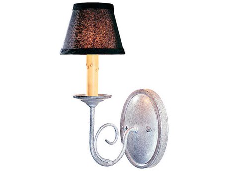 Meyda Jenna 1-Light Corinth Silver Wall Sconce
