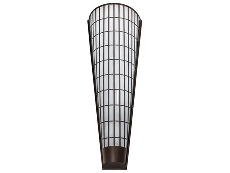 Meyda Kalahari Cafe Noir alabaster Brown Wall Sconce