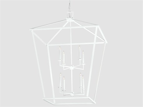Meyda Kitzi 8-Light White Candelabra Chandelier