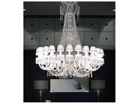 Meyda 24-Light Chrome Crystal Clear Candelabra Empire Chandelier