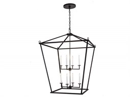 Meyda Kitzi 8-Light Brass Glass Candelabra Tiered Chandelier
