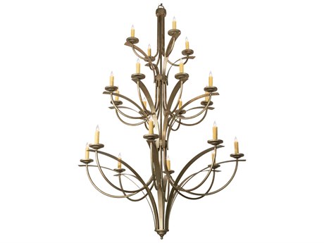 Meyda 20-Light Silver Candelabra Tiered Chandelier