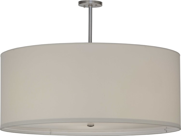 Meyda Lodge 3-Light Gray Drum Pendant