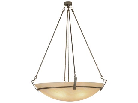 Meyda Covina 8-Light Gray Bowl Pendant