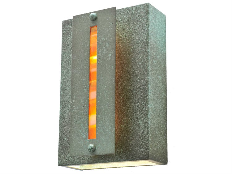 Meyda Moss Creek 2-Light Copper Glass Wall Sconce
