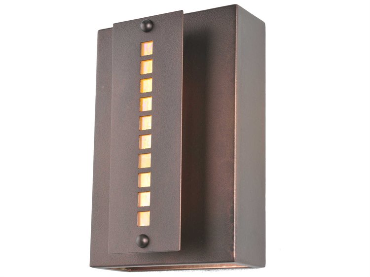 Meyda Moss Creek 2-Light Bronze Glass Wall Sconce