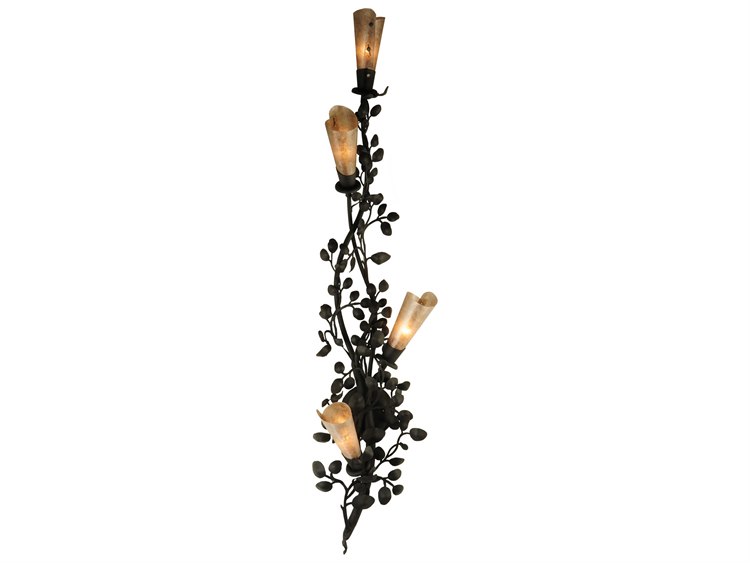 Meyda Lodge 4-Light Brown Wall Sconce