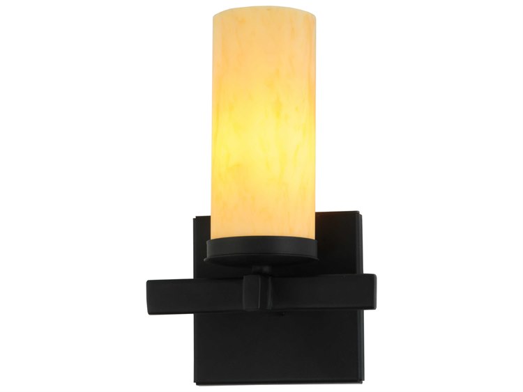 Meyda Lodge 1-Light Brown Glass Wall Sconce