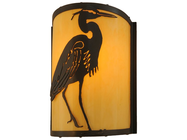 Meyda Lodge 1-Light Brown Wall Sconce