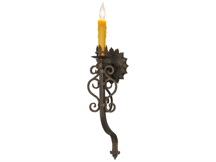 Meyda Lodge 1-Light Brown Wall Sconce
