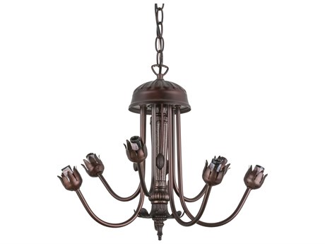 Meyda Lighting Mahogany Bronze 7 - Light 17" Chandelier Hardware
