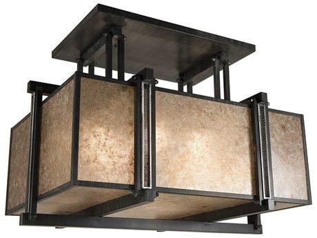 Meyda Marduk 6-Light Chestnut Brown Geometric Pendant