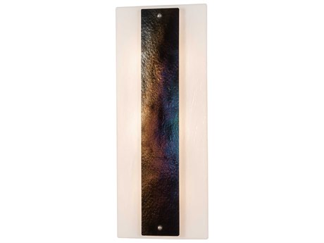 Meyda Metro 3-Light Nickel White Glass Wall Sconce