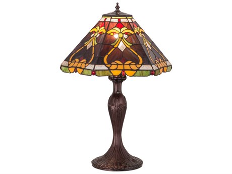 Meyda Lighting Middleton Mahogany Bronze Table Lamp
