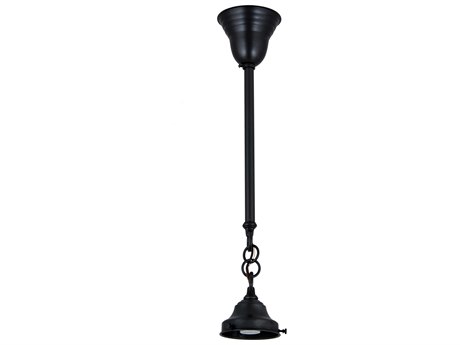 Meyda Revival Schoolhouse 1-Light Brown Mini Pendant