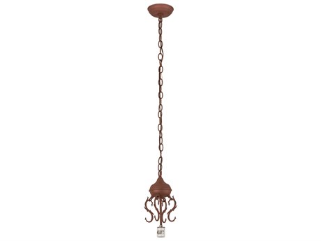 Meyda Oak Leaf & Acorn 1-Light Brown Glass Mini Pendant