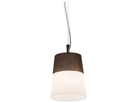 Meyda 1-Light Brown Empire Mini Pendant