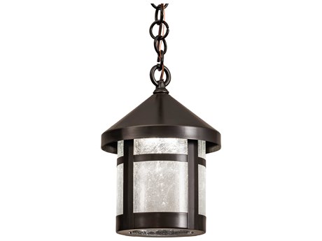 Meyda 1-Light Brown Glass LED Cylinder Mini Pendant