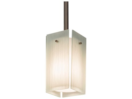 Meyda 1-Light Nickel Cylinder Mini Pendant