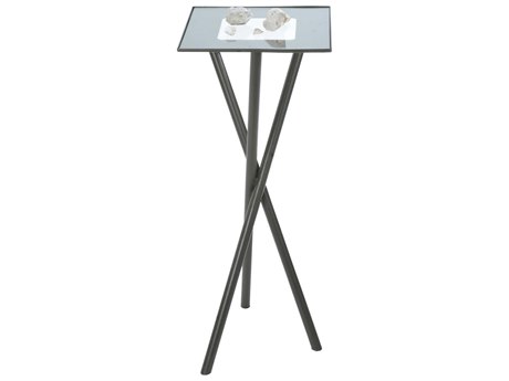 Meyda Mission 11" Square Glass End Table