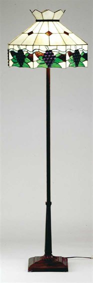 Meyda Mission Brown Tiffany Floor Lamp Base