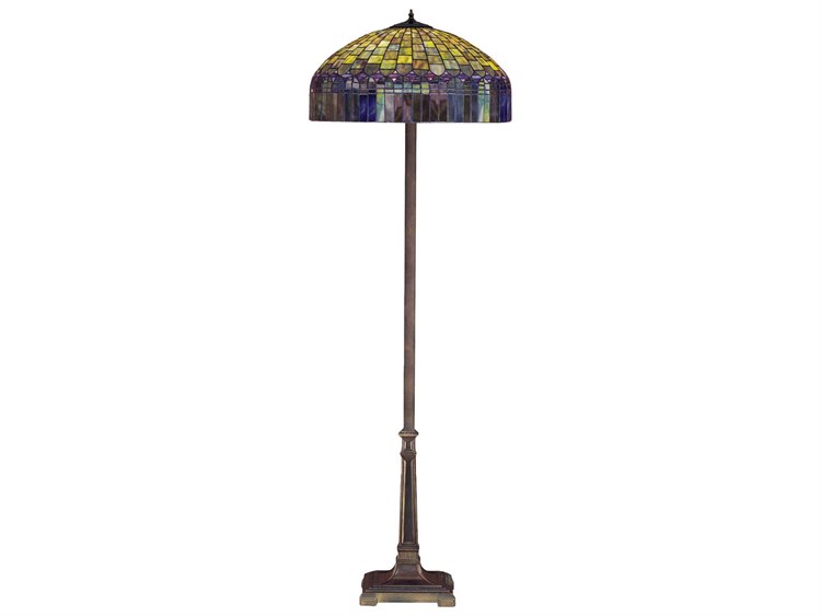 Meyda Candice Bronze Tiffany Floor Lamp