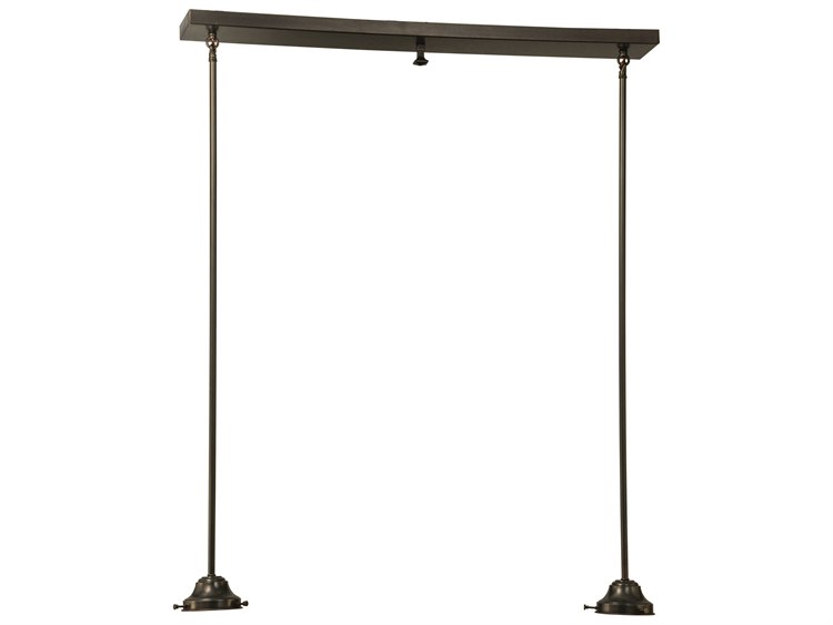 Meyda Craftsman Brown On Brass 2 - Light Island Light Hardware