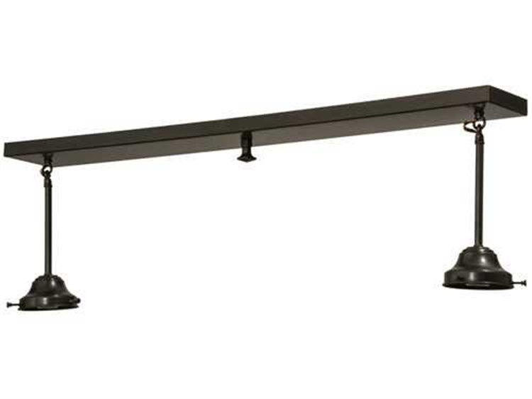 Meyda Craftsman Brown On Brass 2 - Light Island Light Hardware