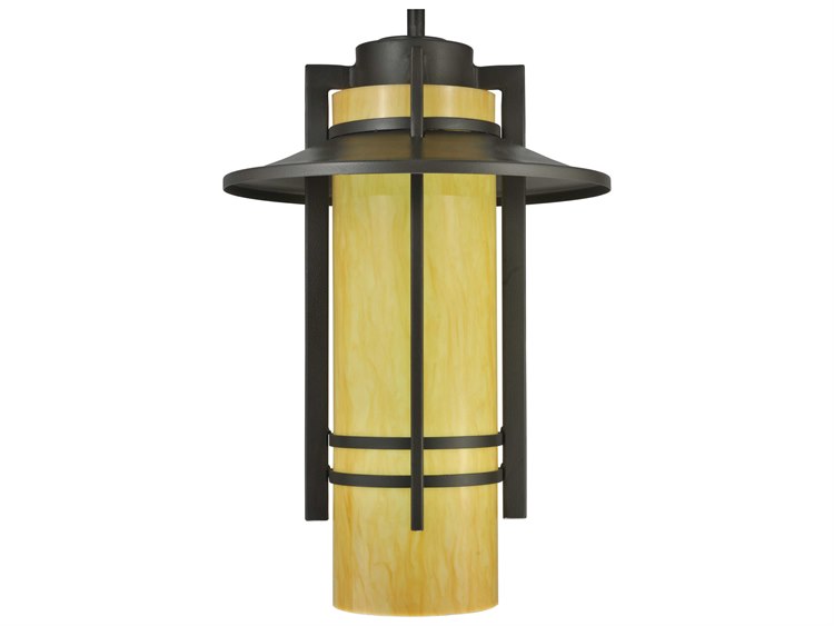 Meyda Mission 2-Light Bronze LED Cylinder Pendant