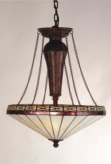 Meyda Crestwood 3-Light Copper Pendant