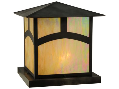 Meyda Seneca Hill Top Beige Craftsman 4-light Outdoor Pier Mount Light